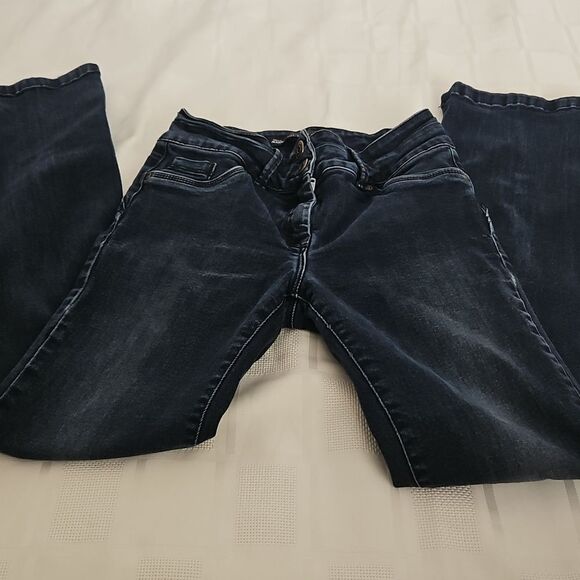 Next Jeans Women's Stretchy Bootcut Lift, Slim & Shape Mid-Rise Flared Jeans 4 - Picture 13 of 16